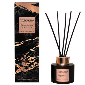 55438 Аромадиффузор Luna Темная амбра и ветивер Stoneglow