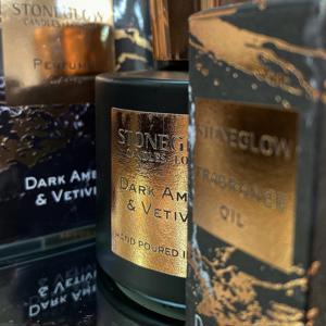 55438 Аромадиффузор Luna Темная амбра и ветивер Stoneglow